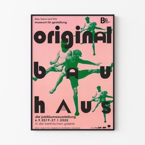 Póster de la Bauhaus: la selección más rara / Jugadores de fútbol, Bauhaus-archiv, Museum für Gestaltung, Berlín