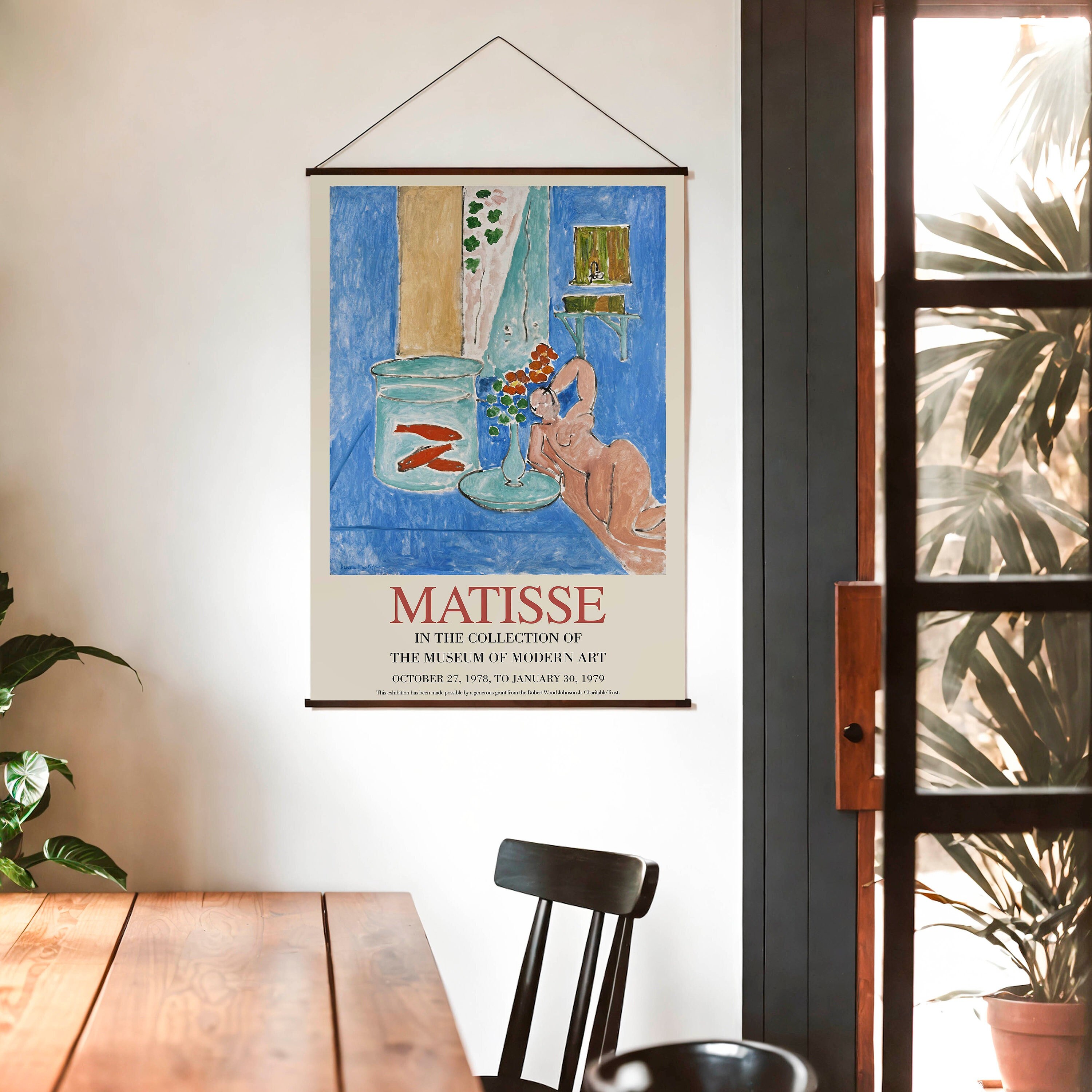 Matisse Vintage 1979 Art Exhibition Poster featuring Jazz Matisse Vintage 1979 Art Exhibition Poster featuring Jazz
