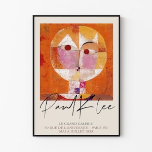 Paul Klee Senecio Print: Bauhaus Exhibition Poster (Digital Download)