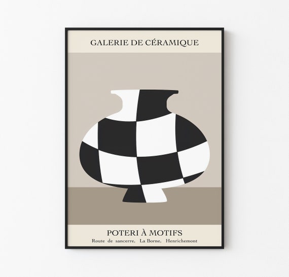 Ceramic Pottery Poster: Galerie De Ceramique, Modern Home Decor