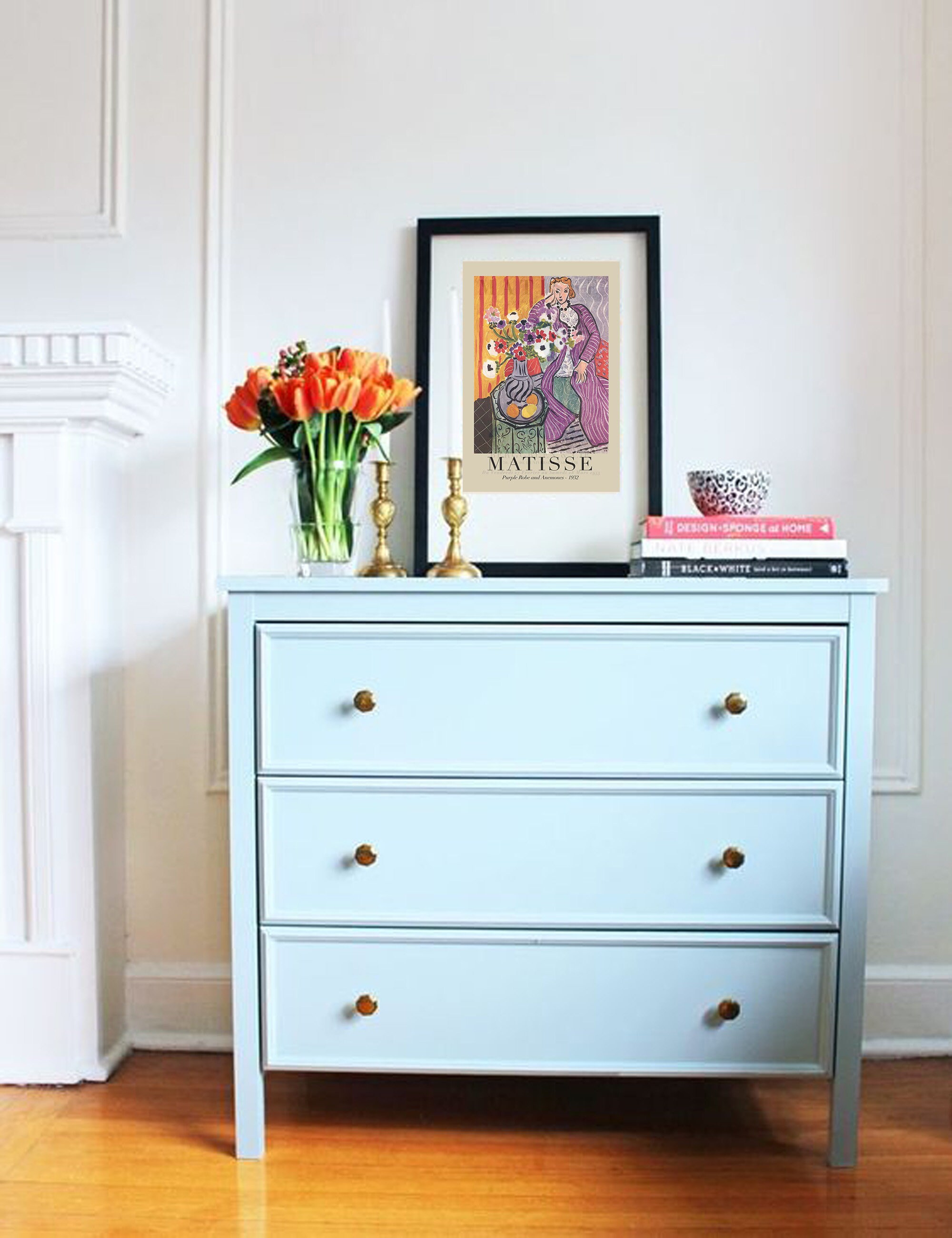 Matisse Purple Robe and Anemones Robe Violette Et Anémones Etsy