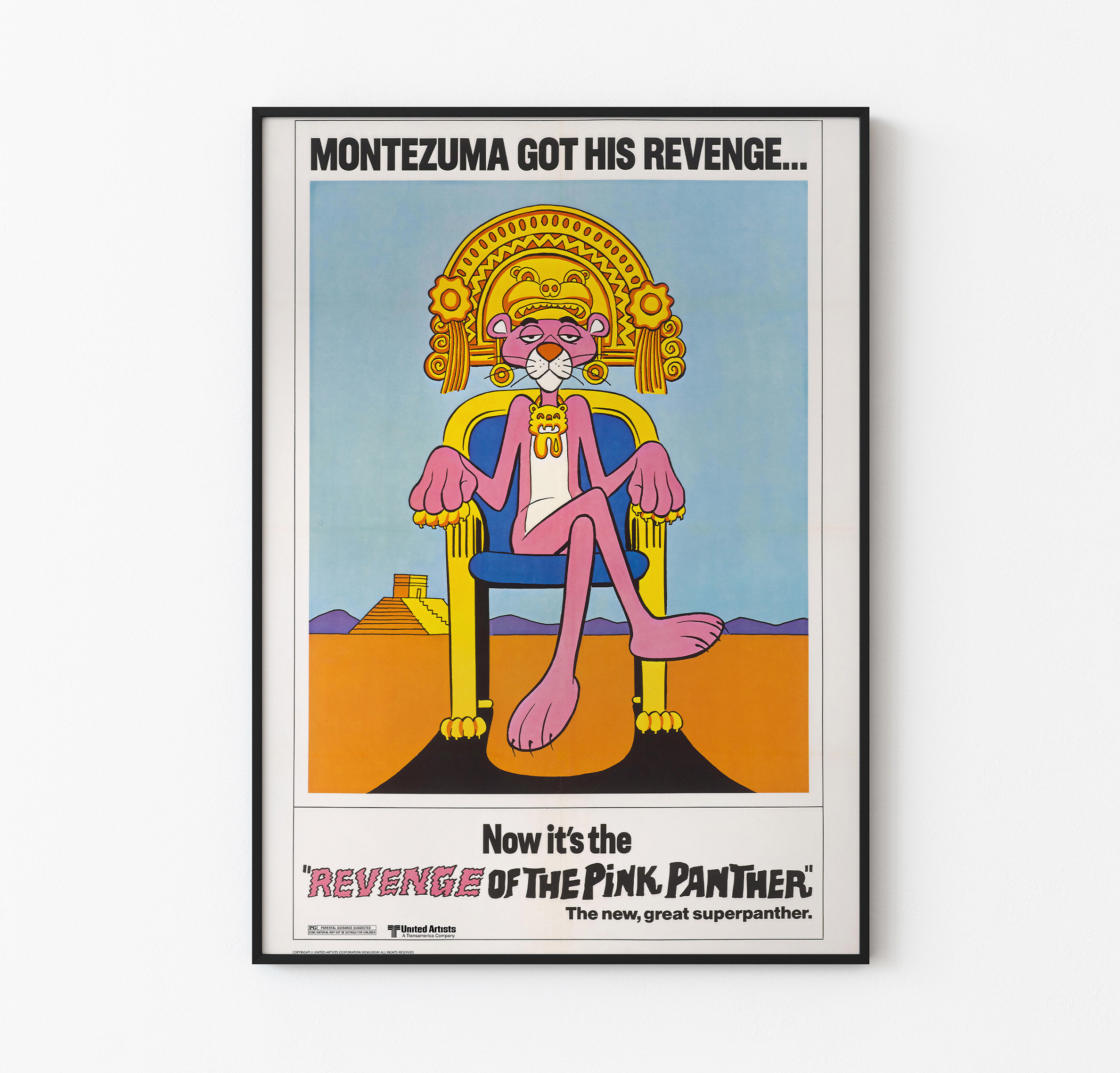 Revenge of the Pink Panther - Original Remake Poster von 1978 - Seltenes Fundstück / Filmposter