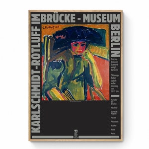 Rottluff - Rosa Schapire / Karl Schmidt-Rottluff Dr Rosa Schapire - Museum Print / Exhibition Poster of Brücke Museum