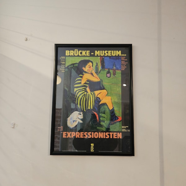 Ernst Ludwig Kirchner / Female Artist - Kirchner Painting / Museum Print - Expressionism / Expressionist Artwork
