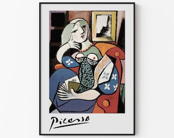 パブロ・ピカソ、マリー・テレーズ・ワルター、リネンキャンバスの油絵