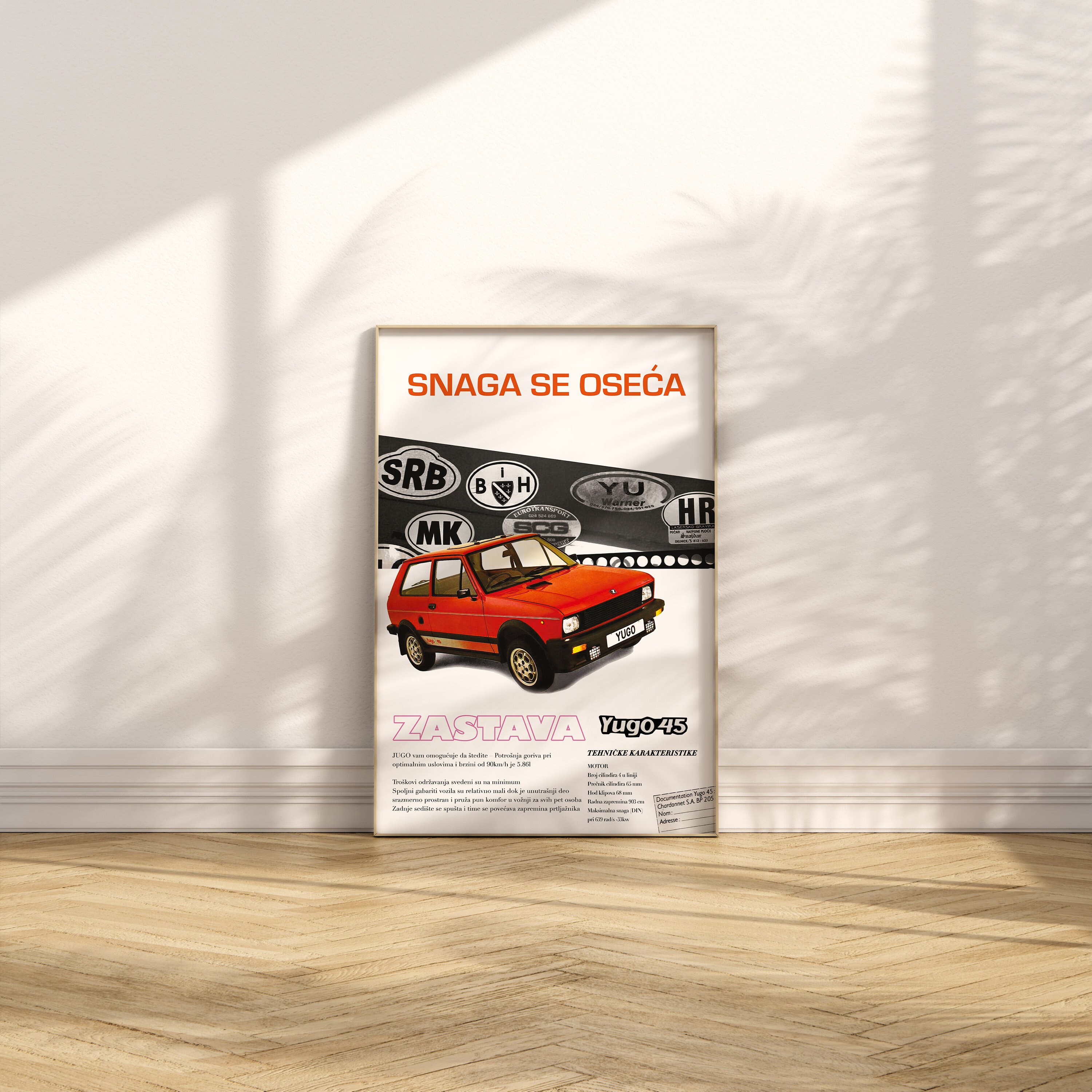 YUGO. 初期 手描きポスター 2枚セット YUGO. 初期 手描きポスター 2枚