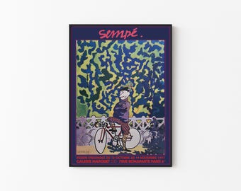ジャン=ジャック・サンペ オリジナル展覧会ポスター - 15.7インチ×23.6