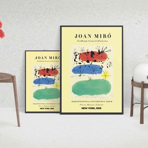 Joan Miro Abstract Art Printable Decor Instant Download - Etsy