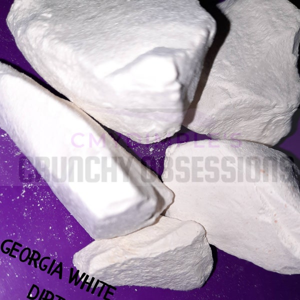 Georgia White Dirt, clay, natural clays, clays, clay chips, Georgia clay, edible clay, white dirt, kaolin clay