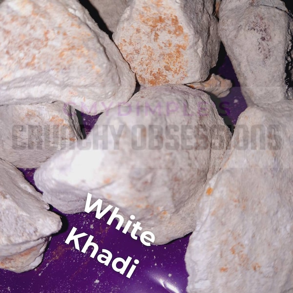 White Khadi, Indian Clay, White Dirt, Red Dirt,Pica