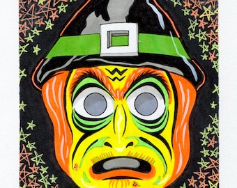 Vintage Witch Mask #2
