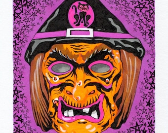 Vintage Witch Mask #4