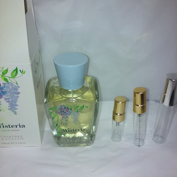 crabtree evelyn wisteria eau sample large perfume is not for sale