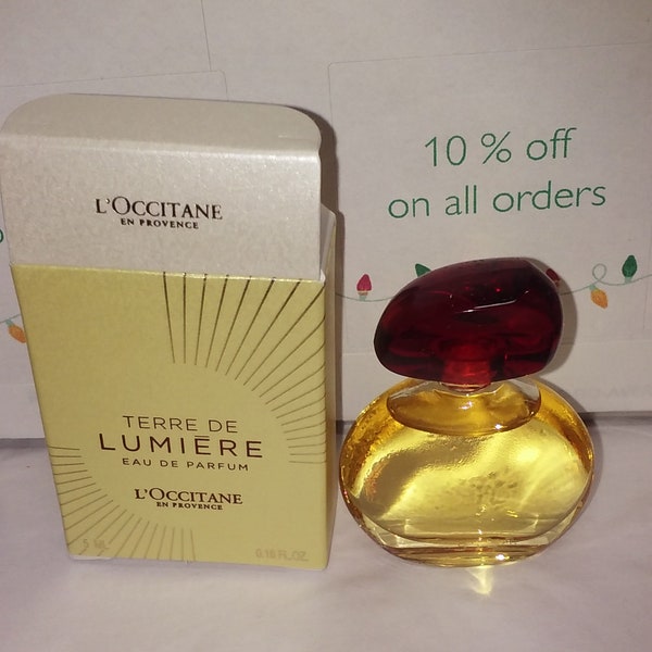 L Occitane terre de lumière edp 5 ml neuf avec boîte