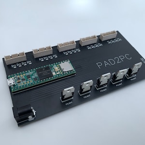 PAD2PC - An Arcade Pad PC I/O with Light Support!