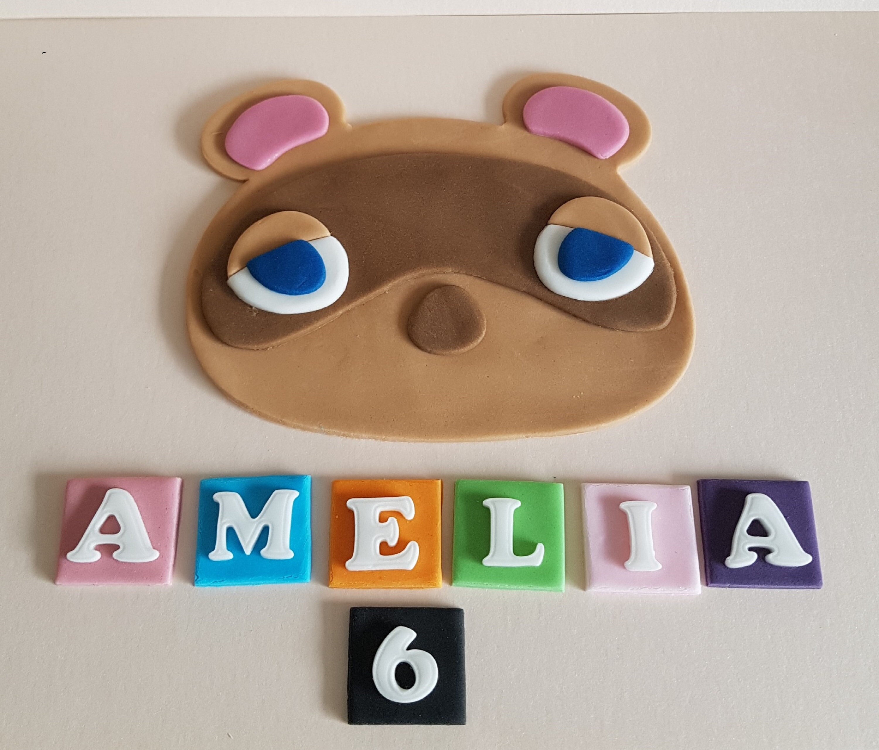 Edible Handmade Sugar Paste Fondant Icing Unofficial Animal Etsy