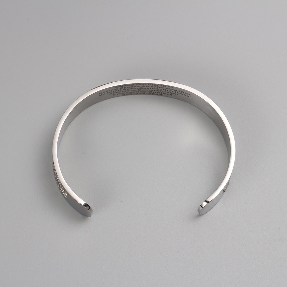 Custom Medical Alert Cuff Bracelet With Free Engraving for Men Etsy