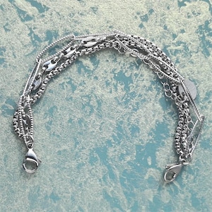 Stainless Steel Medical Alert Bracelet Chain: Interchangeable Lobster Claw Clasp