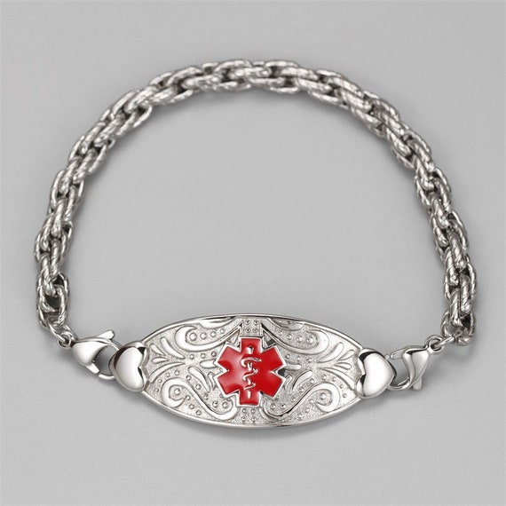 Medical jewelry etsy best sale