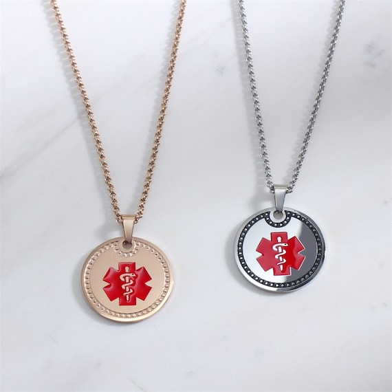 Free medical shop id necklace