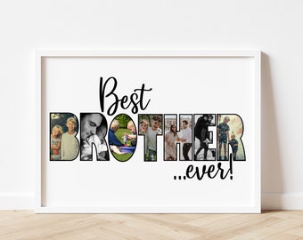 Details about   Personalised Gifts Brother Birthday Him Framed Card Present Keepsake My Hero 