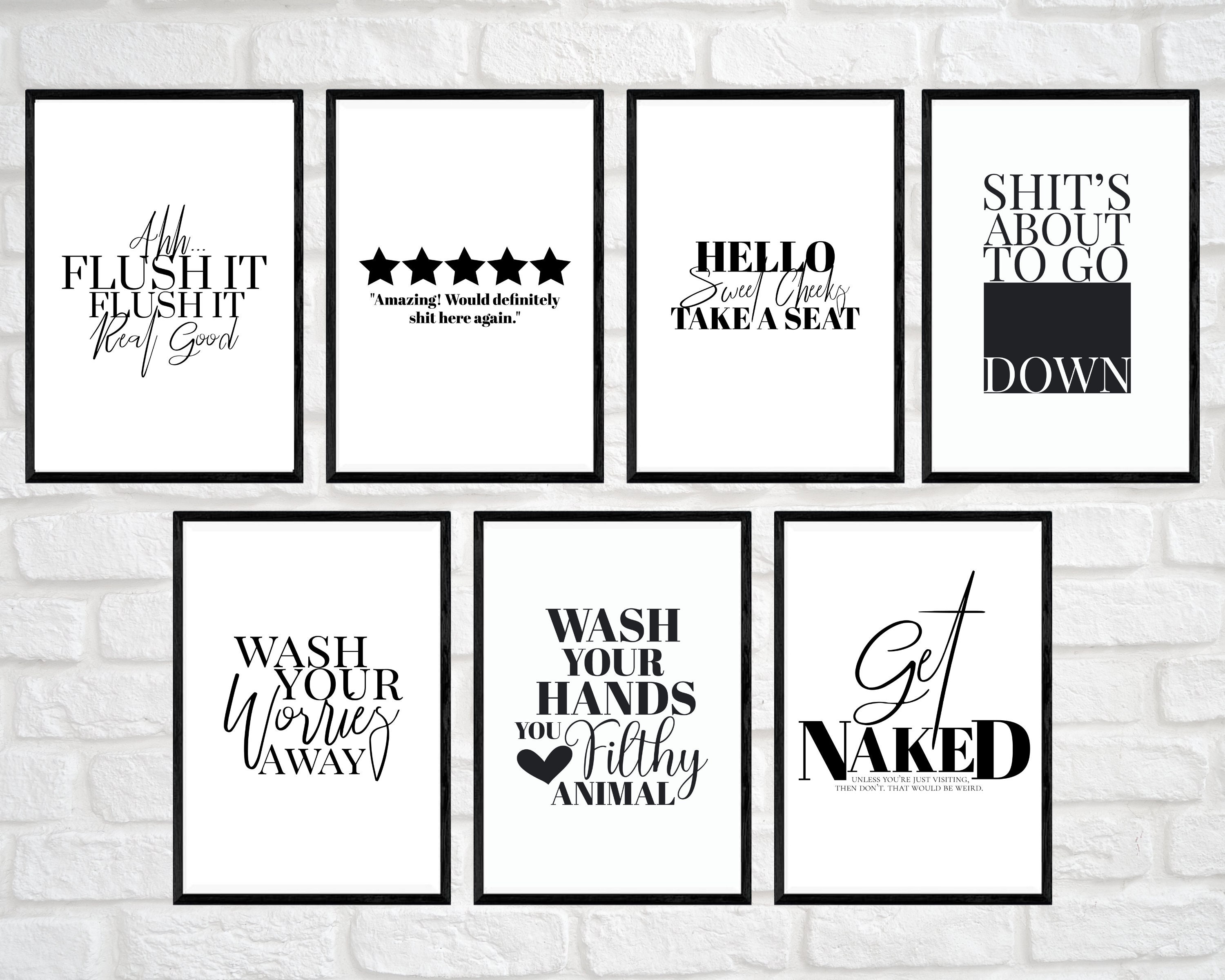 Lustige Badezimmer Bilder:  Bring Your Bathroom to Life with Fun Drawings!