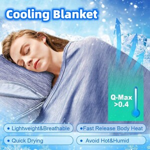 Cooling Blanket Cooling Fiber Absorb Heat Washable Cover Over - Etsy