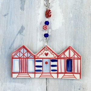 Multi-colour Beach Hut Decoration