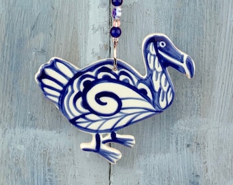 Blue & White Dodo Decoration