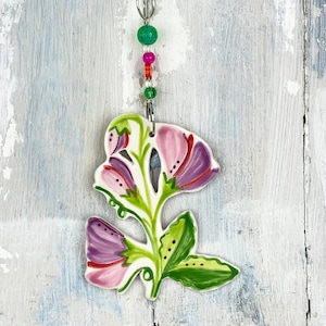 Mehrfarbige Wicken Dekoration