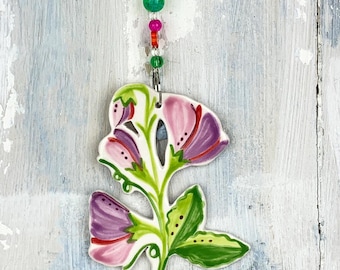 Multi-colour Sweet Pea Decoration