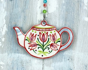 Multi-colour Teapot Decoration