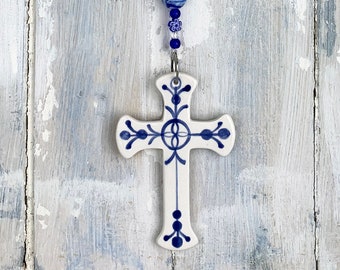 Blue Cross Decoration