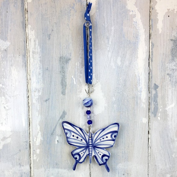 Blue Butterfly Decoration