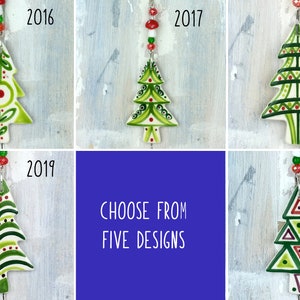 Multi-colour Christmas Tree Decoration image 3