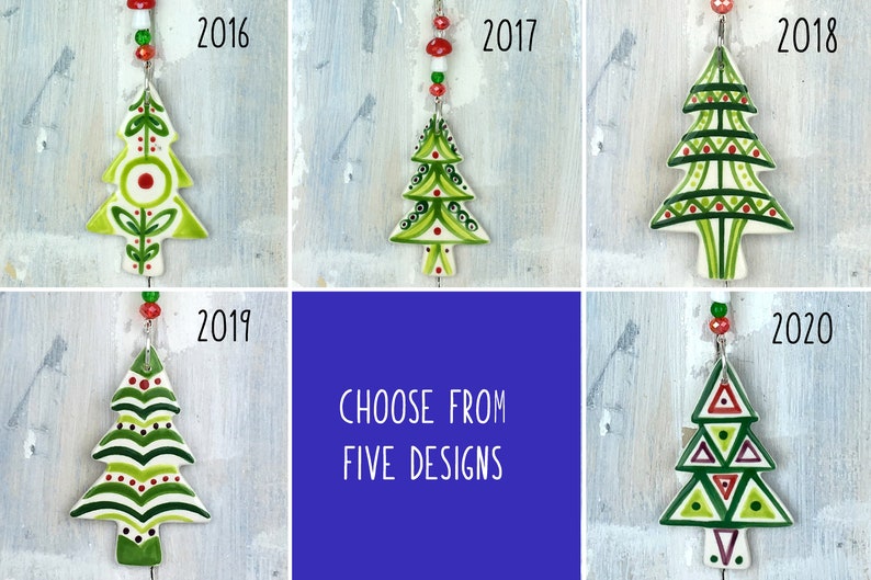 Multi-colour Christmas Tree Decoration image 3