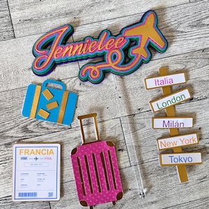 Travel Cake Topper