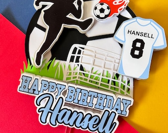 Soccer Cake Topper