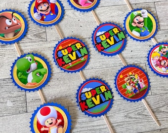 Mario Cupcakes Toppers