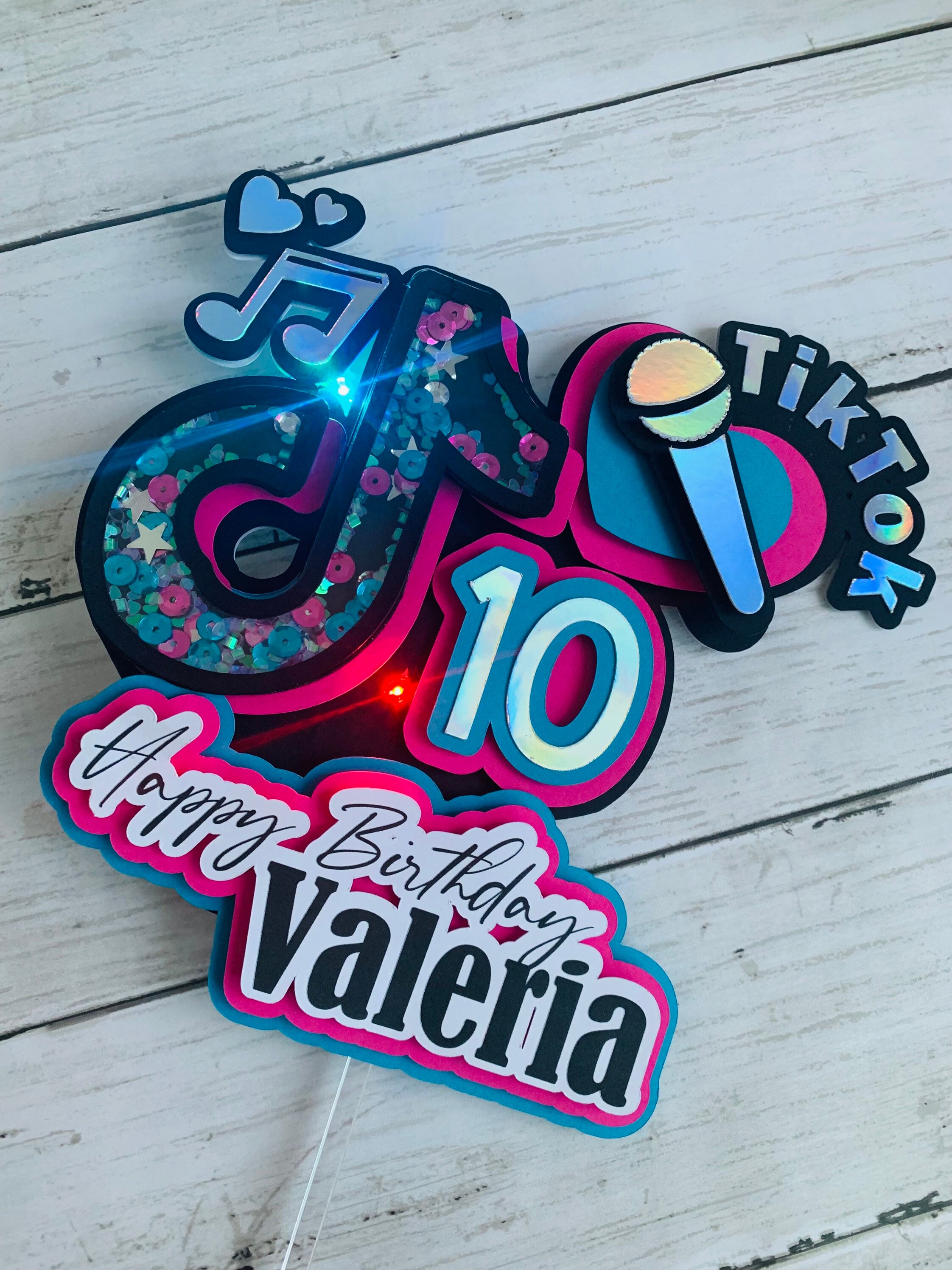 Tiktok Cake Topper Svg - Etsy