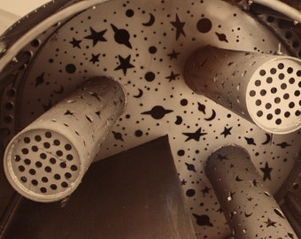 Fremont Rocket Underside, Seattle - Tarjeta de notas en blanco 5x7