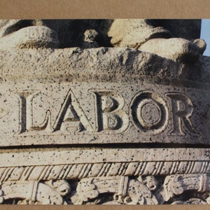 Travail! Carte de notes DC Monument 5x7