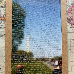 Memorial dos Veteranos da Guerra do Vietnã - Washington DC - Trio de cartões em branco 5x7