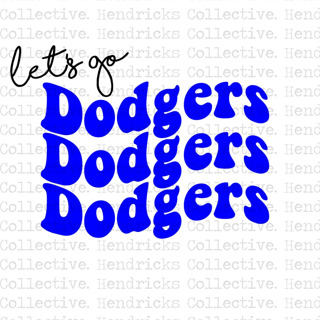 Let's Go Dodgers PNG and SVG - Etsy UK