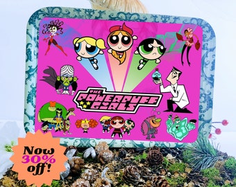 PowerPuff Girls - Glitter Filled Rolling Tray