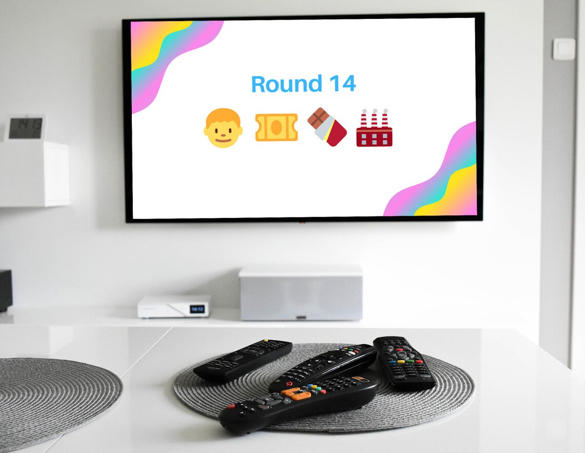 Emoji Pictionary Bundle Zoom Games Zoom Pictionary Virtual Etsy UK