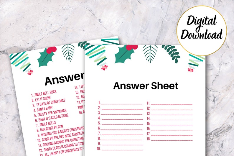 Christmas Song Pictionary Christmas Zoom Game Zoom Etsy