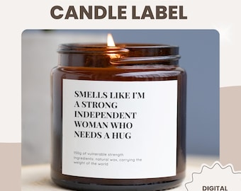Funny Candle Labels | Burnout Mom Aromatherapy Stickers (Digital Download)