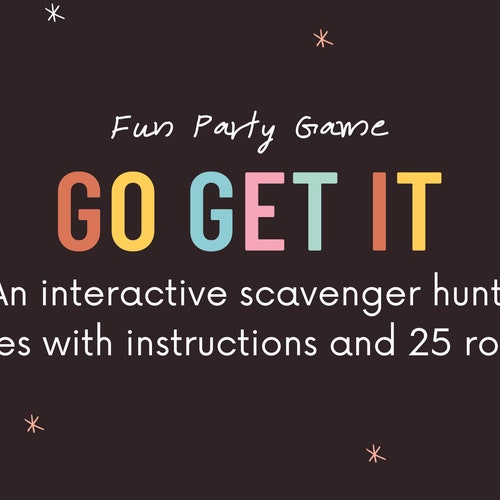 Virtual Scavenger Hunt Zoom Games Virtual Party Games Zoom Etsy