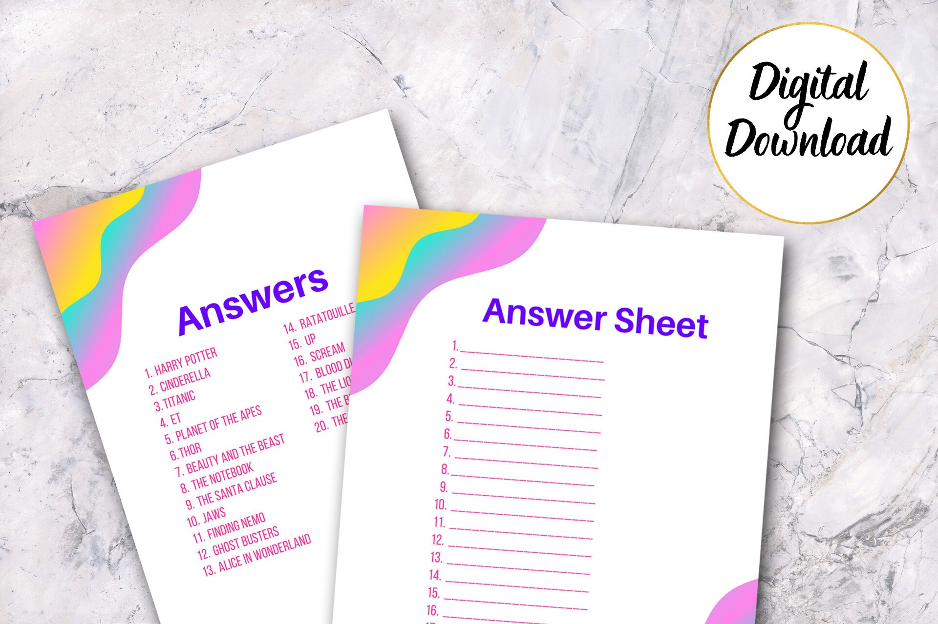 Games & Puzzles Game Room Movies and TV Bundle Emoji Quiz Zoom Games